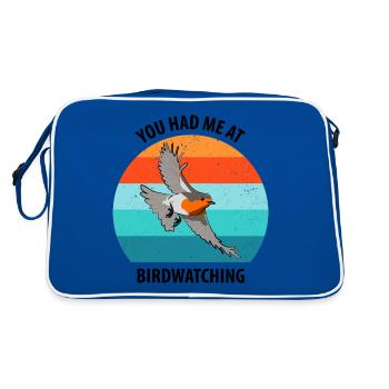 Observation des oiseaux Observation des oiseaux Oiseau - Sac Retro - bleu/blanc - Dos