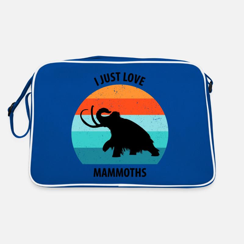 Funny Mammoth Stone Age Ice Age Design Prehistoric Retro Bag
