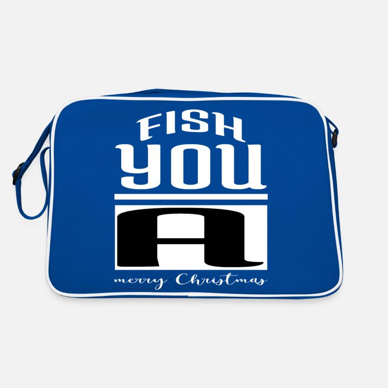 Fun Fish Christmas Present Beach Dork Computer Retro Bag