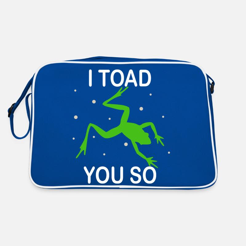 I Hate To Say I Toad You So Retro Bag