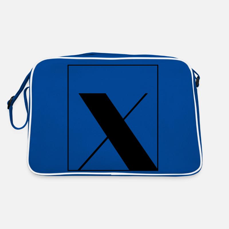 Letter alphabet x Retro Bag