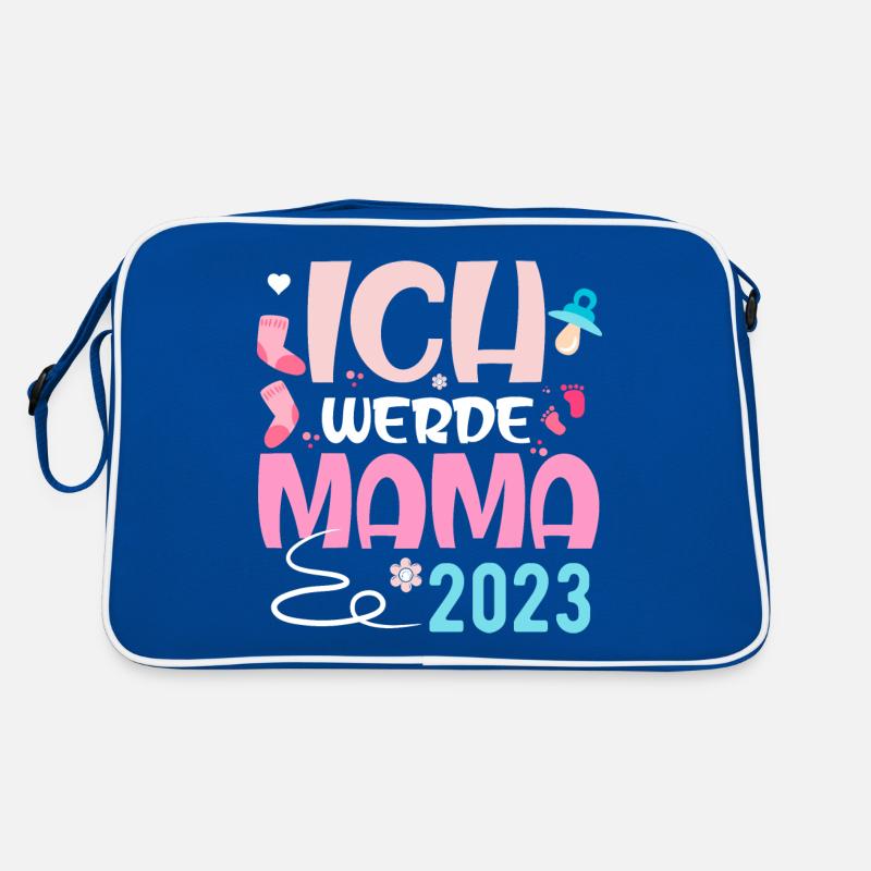 ICH WERDE MAMA 2023 Retro Tasche