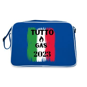 Tutto Gas Lignano 2023 (Garantie du prix le plus bas) - Sac Retro - bleu/blanc - Dos