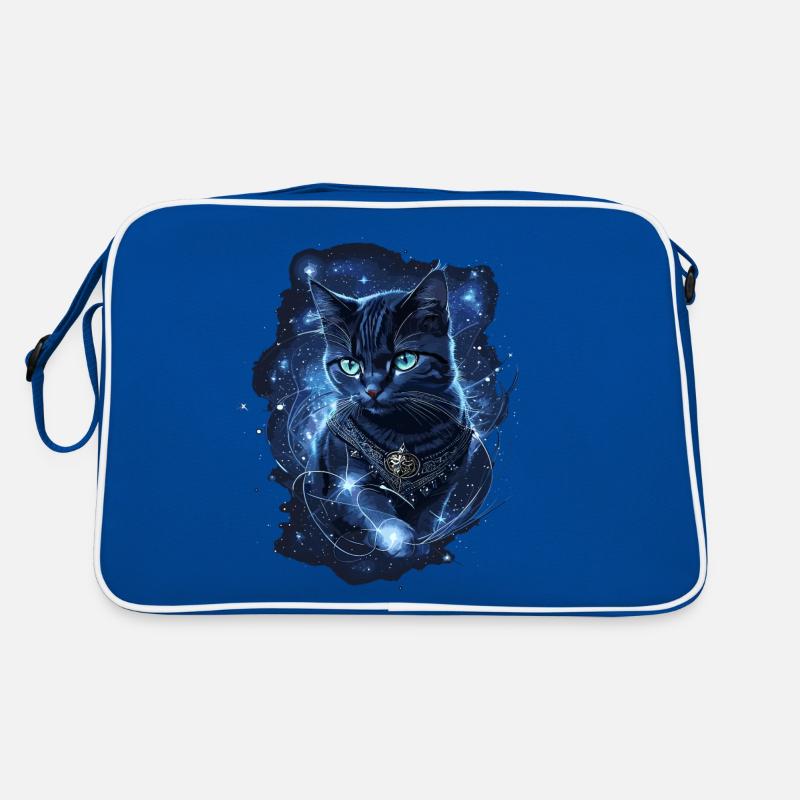 Enchanting Cat Mystical Black Cat Retro Bag