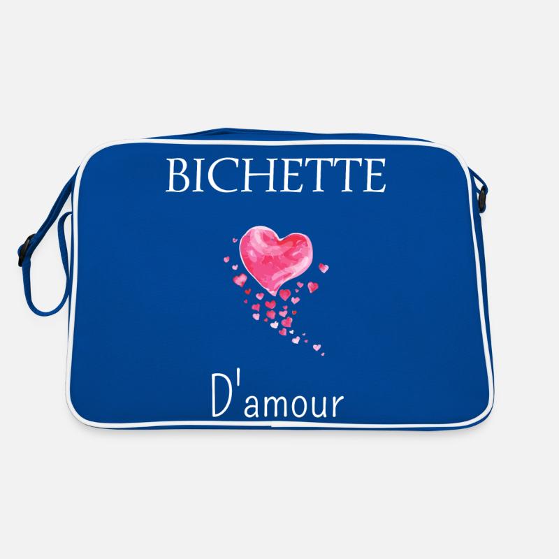 Bichette d'amour - Sac Retro - bleu/blanc