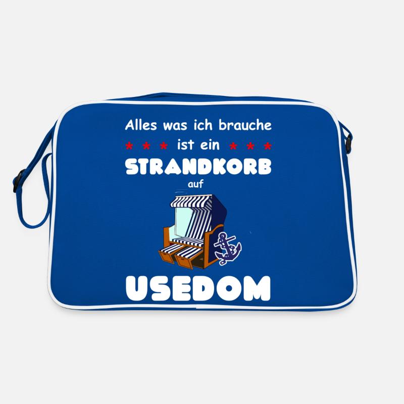 Strandkorb Retro Tasche