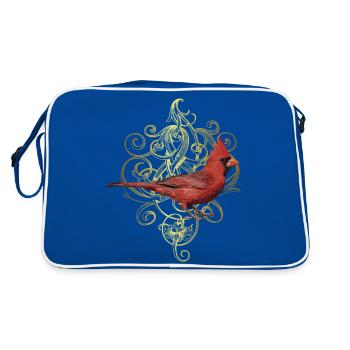 Le Cardinal du Nord - Sac Retro - bleu/blanc - Dos
