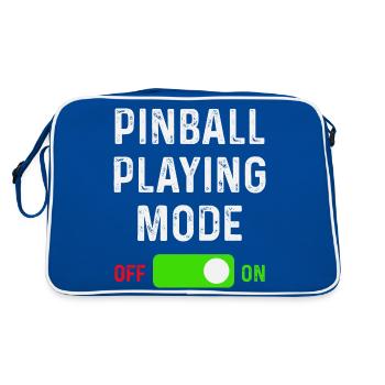 Pinball Playing Mode on off pinball machine pinball machine - Retro Bag - blue/white - Back