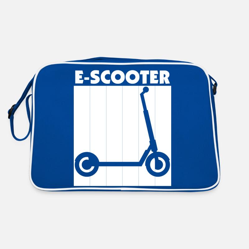 E-Scooter Roller Retro Tasche