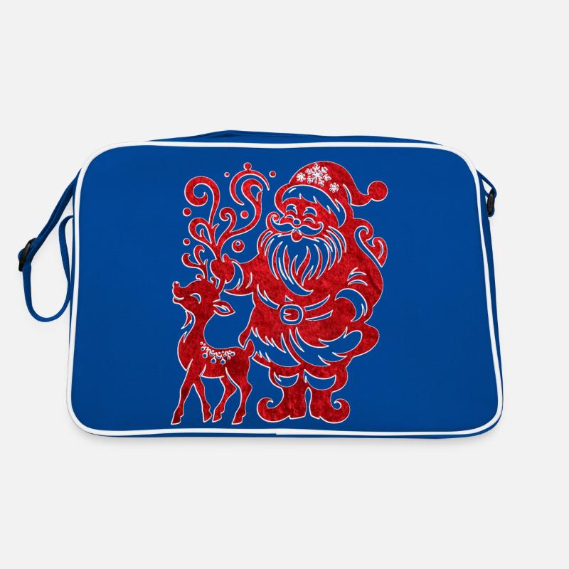 Weihnachten Weihnachten Weihnachtsmann freche Feiertage Winter Retro Tasche