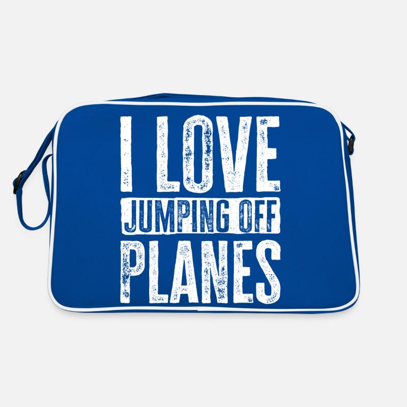 Fallschirmspringen Leidenschaft Design. Perfektes Adrenalin-Geschenk Retro Tasche