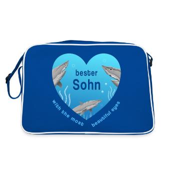 best son - Retro Bag - blue/white - Back