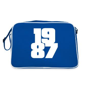 1987 - Retro Bag - blue/white - Back