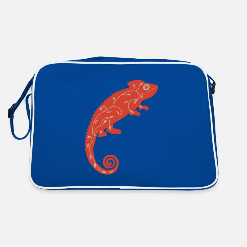 Chameleon rouge Sac Retro