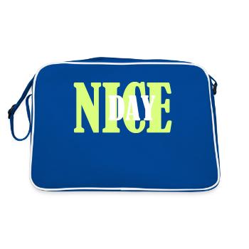 Nice day 1 - Retro Bag - blue/white - Back