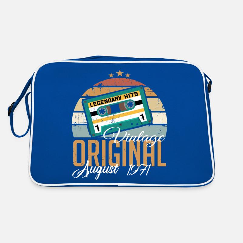 August 1971 Jubiläum 1971 Legenden August Retro Tasche