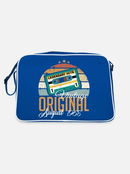August 1968 Jubilee 1968 Legends August - Retro Bag - blue/white - Back
