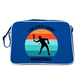 Racqueetball - Retro Bag - blue/white - Back