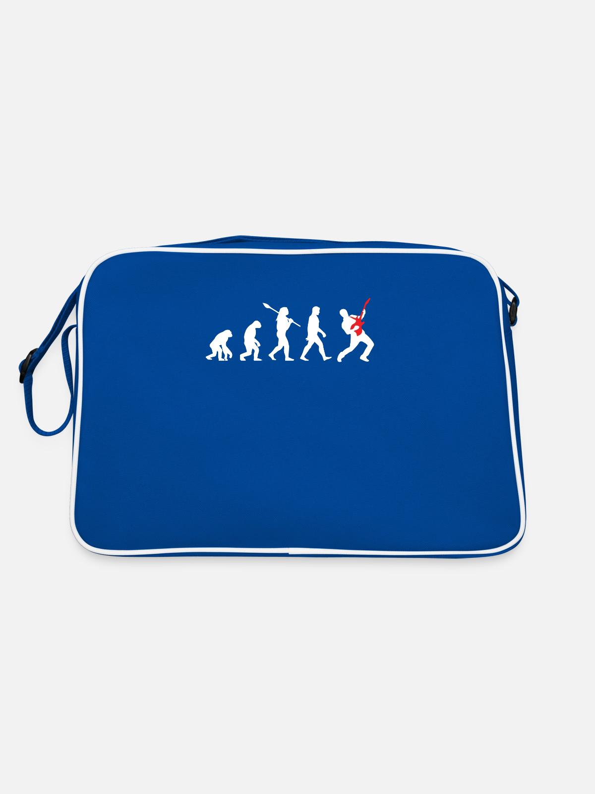 guitar - Retro Bag - blue/white - Back