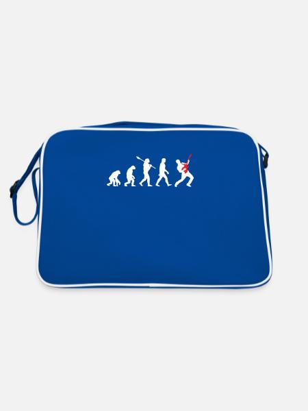 guitar - Retro Bag - blue/white - Back