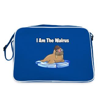 I Am The Walrus - I am the Walrus - Retro Bag - blue/white - Back