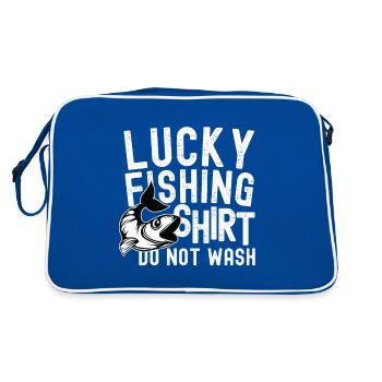 Lucky Fishing - Retro Bag - blue/white - Back