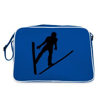 Ski jumping ski jumping ski jumping ski jumping Skifa - Retro Bag - blue/white - Back