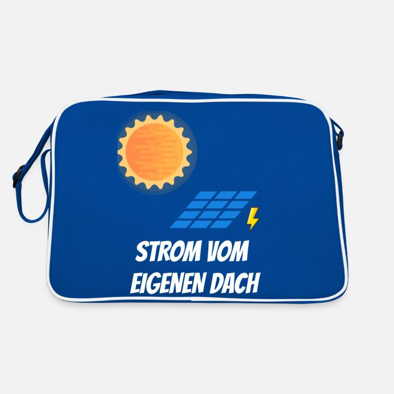Solarstrom vom eigenen Dach Retro Tasche