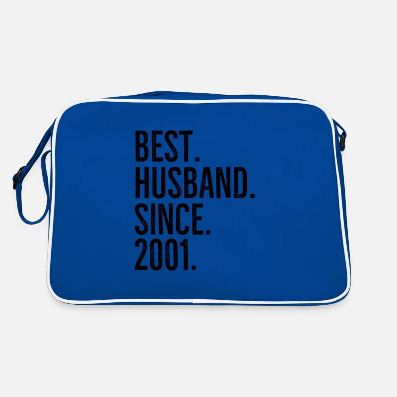 Best Husband Since 2001 Retro Bag