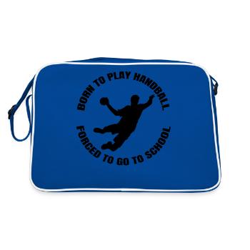 Handball Handball Player Handball Team - Retro Bag - blue/white - Back