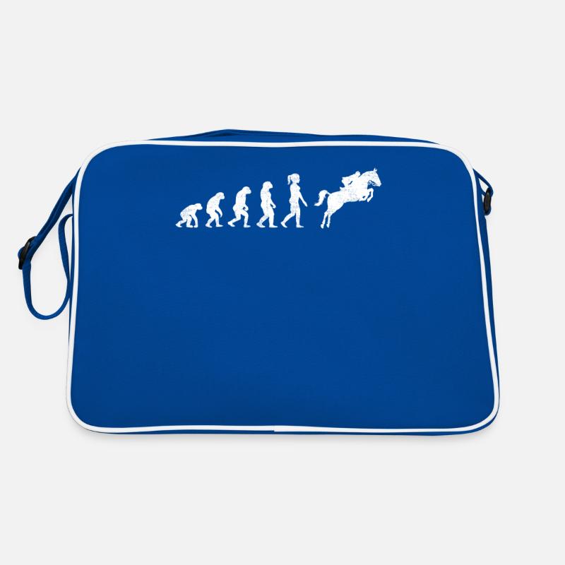 Evolution Pferde Reiten Retro Tasche