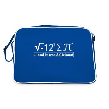 Formule mathématique délicieuse - Sac Retro - bleu/blanc - Dos