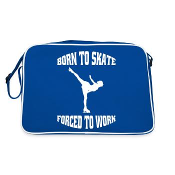 Ice skating Figure skating Figure skating Figure skating - Retro Bag - blue/white - Back