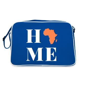 Afrique Continent - Sac Retro - bleu/blanc - Dos