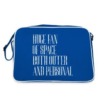 Grand fan de l’espace à la fois Outer Personal Cool Science - Sac Retro - bleu/blanc - Dos