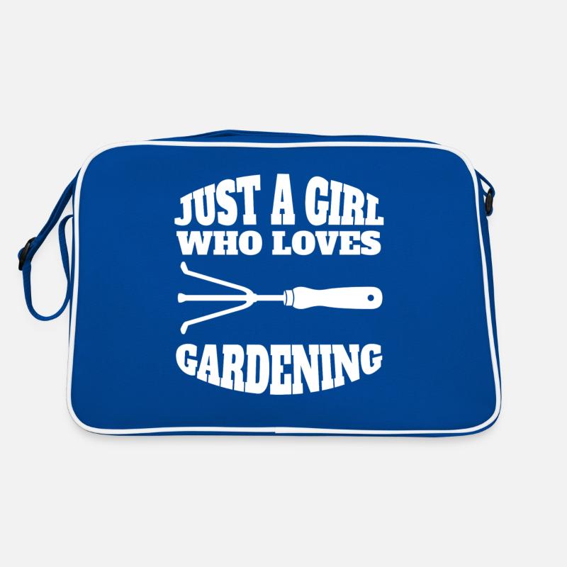 Gärtnerin Garten Mädchen Obstgarten Hobbygärtner Retro Tasche