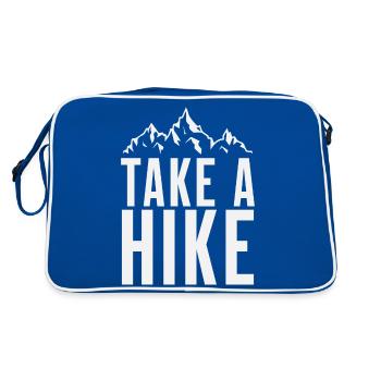 Take A Hike - Retro Bag - blue/white - Back