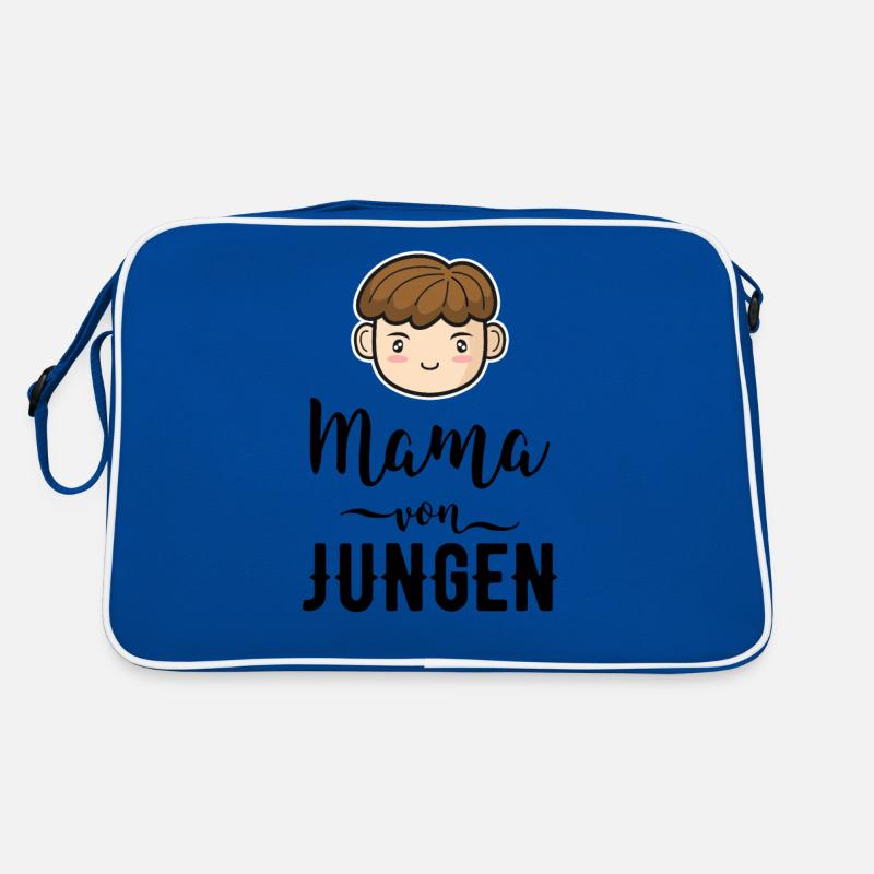 Mama von Jungen Geschenk Mutter Muttertag Retro Tasche