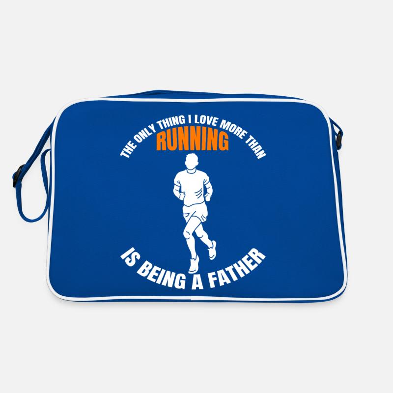 Jogger Training Dad run run fit jogging father Retro Bag