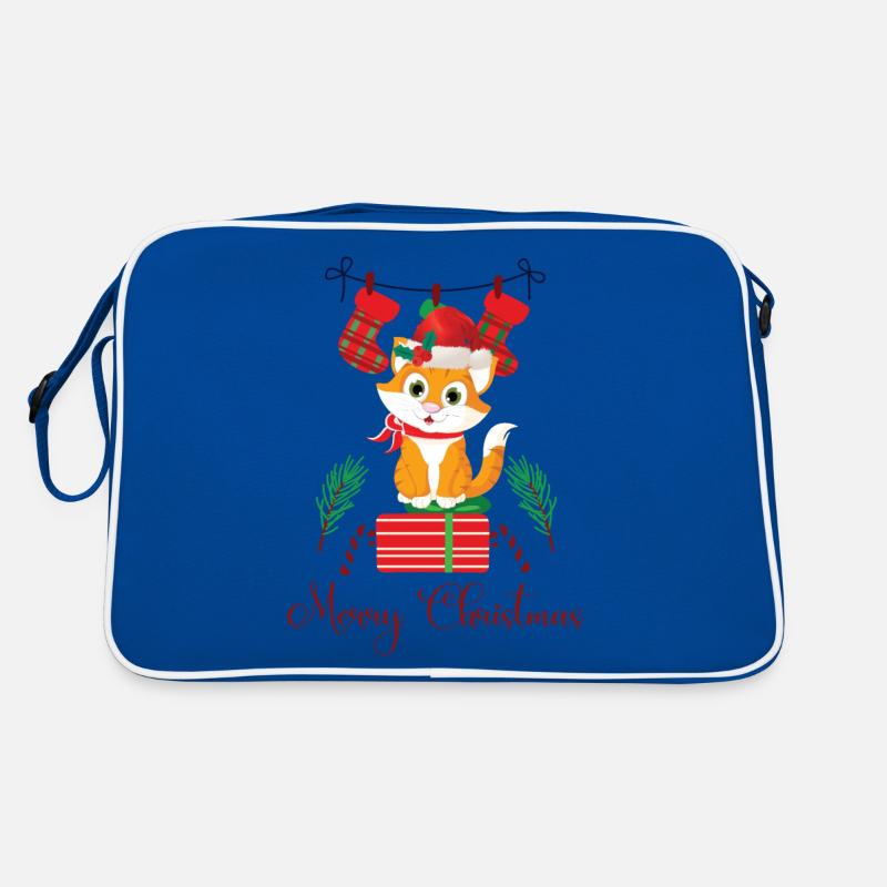 Noël avec un chat Sac Retro