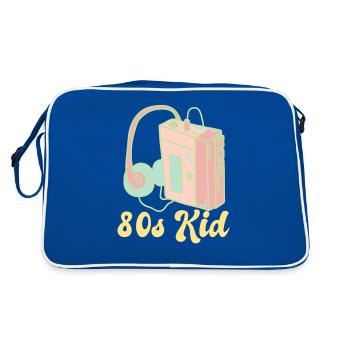 80s Kid - Retro Bag - blue/white - Back