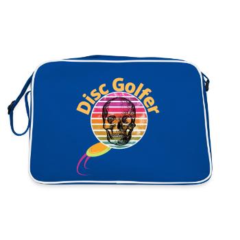 DiscGolfer - Retro Bag - blue/white - Back