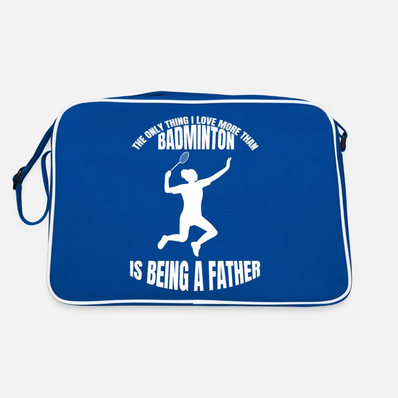 Badminton player Badminton fan Badminton Retro Bag