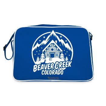 Station de ski Beaver Creek Colorado - Sac Retro - bleu/blanc - Dos