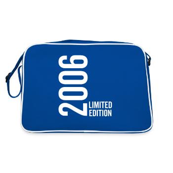 Édition limitée 2006 - Sac Retro - bleu/blanc - Dos