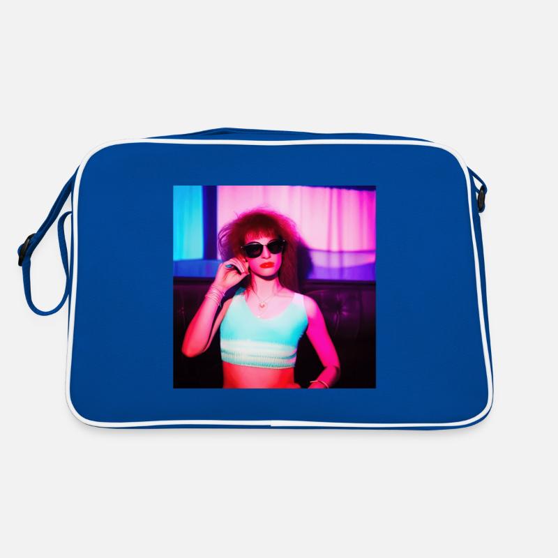 Retrowave Synthwave 80s Character Design Retro Tasche