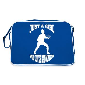 Badminton Badminton Filles Badminton Joueuse - Sac Retro - bleu/blanc - Dos