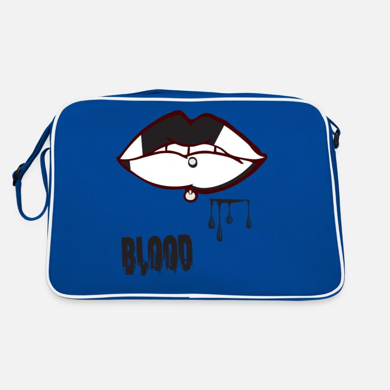 Piercing & Blut Retro Tasche