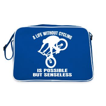 Cyclistes cyclistes Cyclistes cyclistes cyclistes - Sac Retro - bleu/blanc - Dos