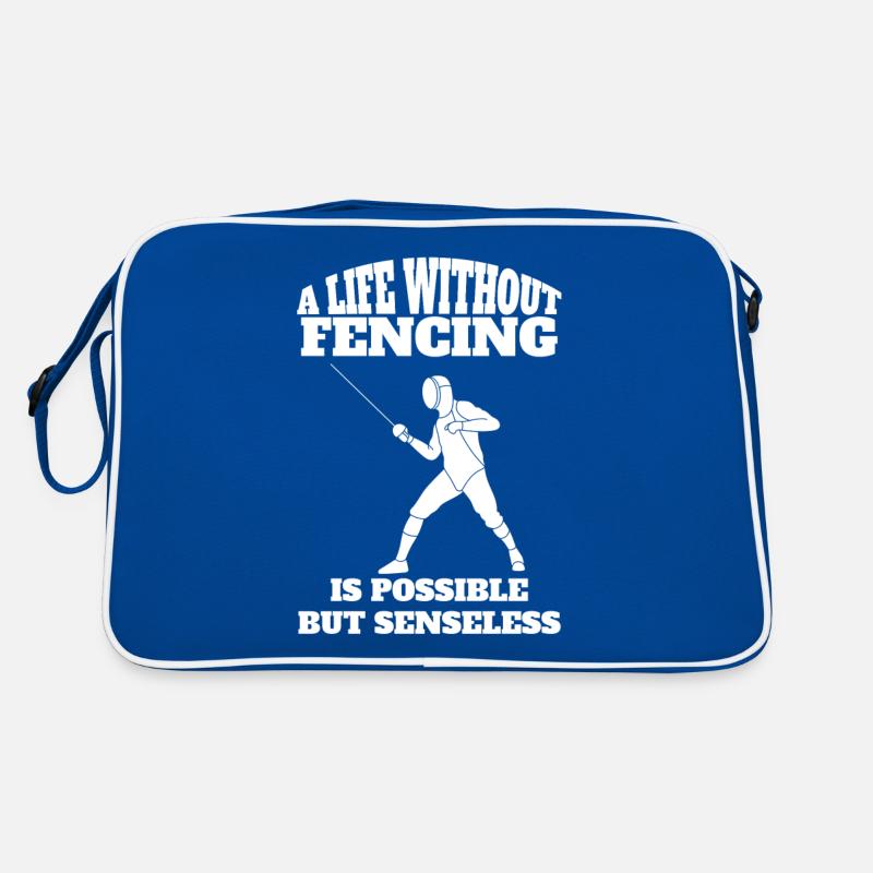 Fechten Geschenk Fechtsport Fechter Fechttraining Retro Tasche
